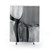 Black White Gray Abstract Shower Curtains