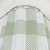 Sage Green and White Buffalo Plaid Shower Curtains