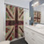 Stitched Fabric Union Jack Shower Curtains