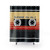 Retro Cassette Shower Curtain - Awesome Mixtape Vol 2