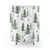 Christmas Night Shower Curtains with Green Trees