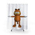 Garfield T-Pose Shower Curtain - Funny Meme Design
