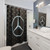 Silver Grey Mercedes AMG F1 Shower Curtain