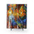 Leonid Afremov Shower Curtains featuring LIGHTS IN THE NIGHT city scene