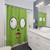 Gir Face Invader Zim Cartoon Shower Curtains