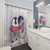 Penguin Cuddle Christmas Shower Curtains