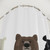Funny Wildlife Bear Shower Curtains