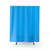 Deep Sky Blue Solid Shower Curtain