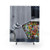 Banksy Uncovering Painting Shower Curtains - Modern Bathroom Decor