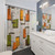 Mid-Century Modern Rectangular Abstract Art Shower Curtains