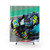 Valentino Rossi MotoGP Motorcycle Watercolor Shower Curtains