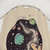 Interstellar shower curtain with astronaut, space, and galaxy design