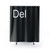 Del Black Shower Curtains - Sleek and Stylish Design