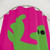 ICI Icon Logo Hot Pink Shower Curtains