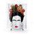 Vibrant Frida Kahlo Shower Curtains with Floral Designs