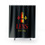 Lens Red & Yellow Shower Curtain Set