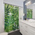 Tropical Leaves Shower Curtain