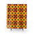 Retro Vintage Shower Curtains with Geometric Patterns