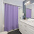 Light Pastel Purple Violet Shower Curtains