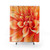 Dahlia Floral Pattern Shower Curtain