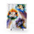 Funky Emu Bird Trio Shower Curtains