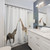 Giraffe and Elephant Shower Curtains