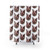 Cute cat shower curtain with sunglasses design