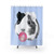 Cute Bubble Gum Guinea Pig Shower Curtain