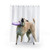 Frisbee Dog Shower Curtains for Dog Lovers