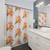 Peaches with Leaves Shower Curtain