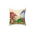 Dragons in the Library Pillow - Decorative Bookworm Pillow