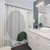 Natural Bold Minimalist Shower Curtain