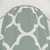 Sage Green Quatrefoil Patterned Shower Curtain