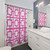 Pink Palm Springs Mid-Century Modern Shower Curtain