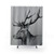 Realistic Stag Shower Curtain for Bathroom Decor