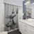Realistic Stag Shower Curtain for Bathroom Decor