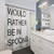 Wetherspoons Themed Shower Curtain with Funny Text"