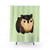 Chubby Owlbear Shower Curtain - Funny Fantasy Bathroom Decor