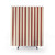 Dark Red and Cream Ticking Stripe Pattern Shower Curtains