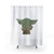 Adorable Baby Yoda Silhouette Shower Curtain