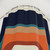Retro Rainbow Shower Curtains with Mid-Century Modern Design
