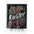 Rugby Themed Shower Curtain