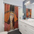 Modigliani-Inspired Portrait Shower Curtains