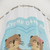 Cute otter-themed shower curtains with love pun design