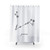 Zodiac Wildflower Constellation Shower Curtains