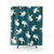 Unicorn Pattern Blue Shower Curtains