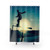Skateboarder Silhouette Shower Curtains