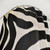 Zebra print shower curtains for safari decor