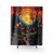 Hypnotic Autumn Forest Shower Curtain
