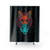 Reflections Sphynx Cat Skull Surreal Shower Curtain